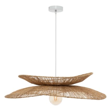 Atmosphera - Hanglamp aan een koord ALARA 1xE27/40W/230V jute