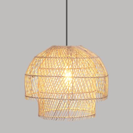 Atmosphera - Hanglamp aan een koord KERY 1xE27/40W/230V rotan