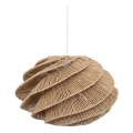 Atmosphera - Hanglamp aan een koord OZAN 1xE27/40W/230V jute