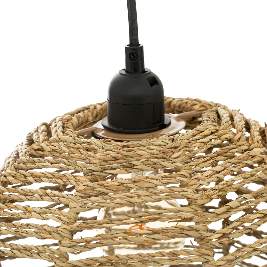 Atmosphera - Hanglamp aan een koord RANA 2xE27/40W/230V rotan