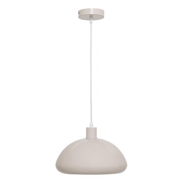 Atmosphera - Hanglamp aan een koord SAVIO 1xE27/40W/230V beige