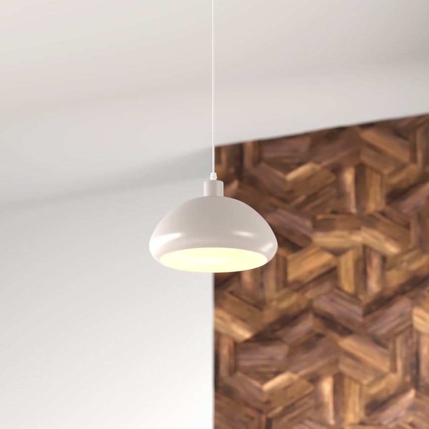 Atmosphera - Hanglamp aan een koord SAVIO 1xE27/40W/230V beige