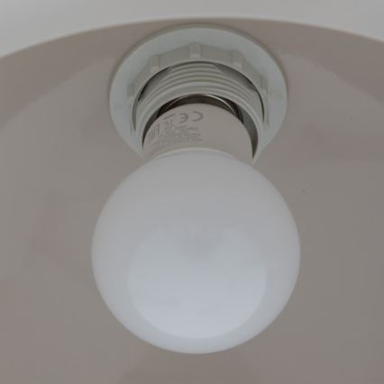 Atmosphera - Hanglamp aan een koord SAVIO 1xE27/40W/230V beige