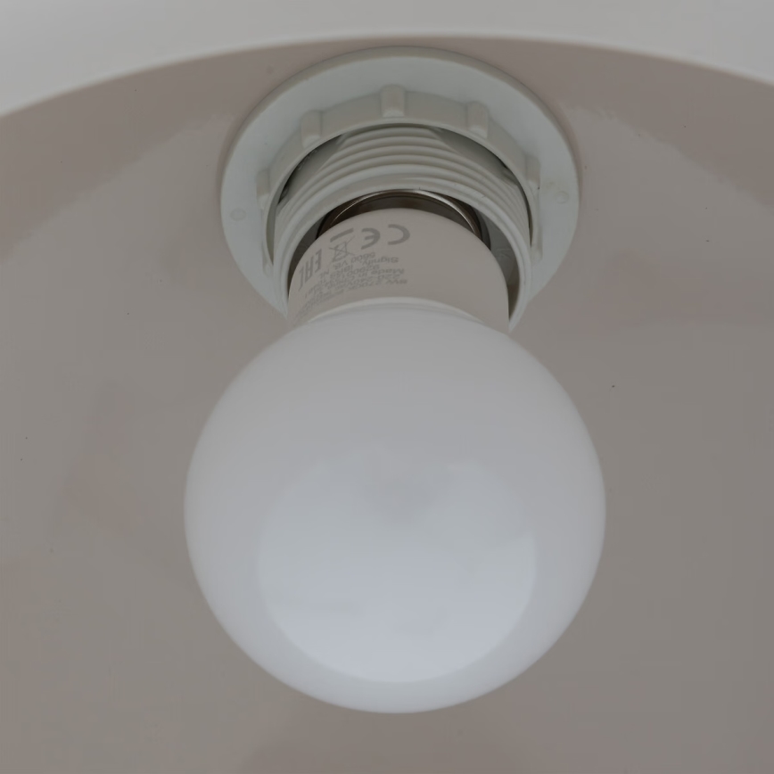 Atmosphera - Hanglamp aan een koord SAVIO 1xE27/40W/230V beige