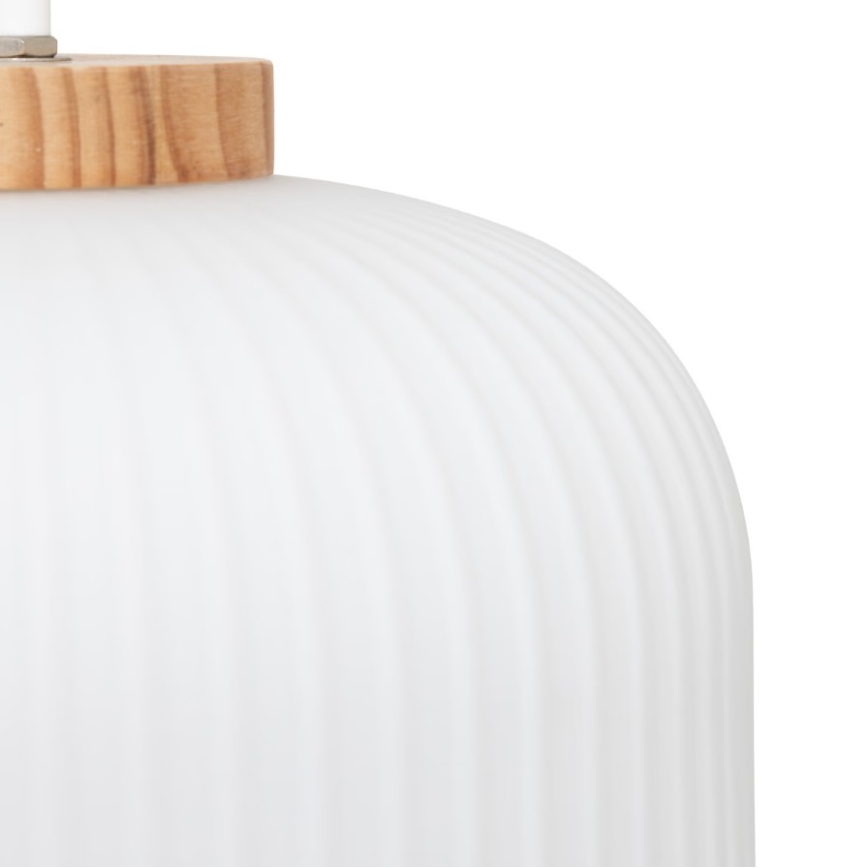 Atmosphera - Hanglamp met kabel TRAVIS 1xE27/25W/230V dennenhout