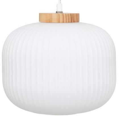 Atmosphera - Hanglamp met kabel TRAVIS 1xE27/25W/230V dennenhout