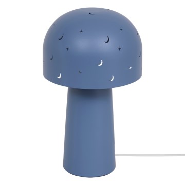 Atmosphera - Kinder-tafellamp STARRY MUSHROOM 1xE14/25W/230V blauw