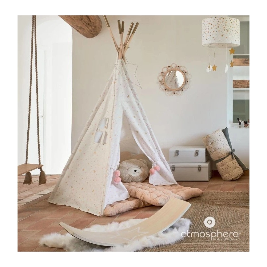 Atmosphera - Kinderhanglamp aan snoer STARS 1xE27/40W/230V