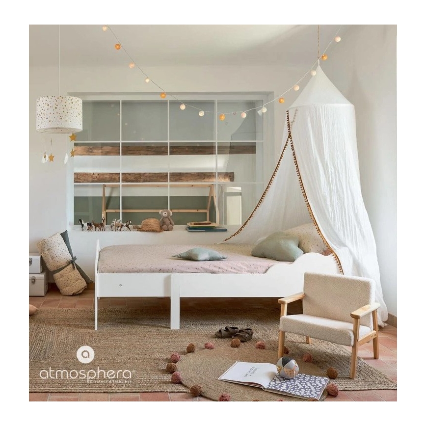 Atmosphera - Kinderhanglamp aan snoer STARS 1xE27/40W/230V