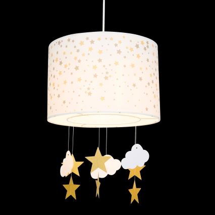 Atmosphera - Kinderhanglamp aan snoer STARS 1xE27/40W/230V