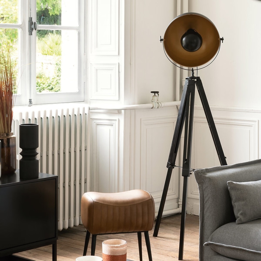 Atmosphera - Lampadaire LAHTI 1xE27/25W/230V paulownia