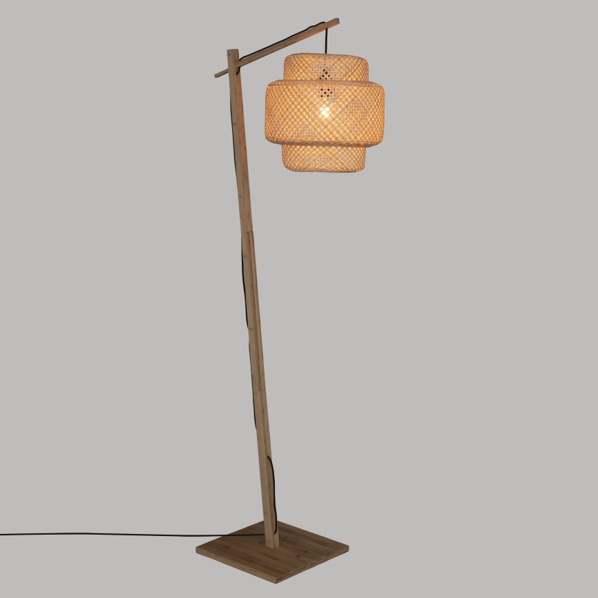 Atmosphera - Lampadaire LIBY 1xE27/40W/230V bambou