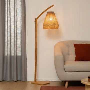 Atmosphera - Lampadaire PALM 1xE27/60W/230V bambou/chanvre