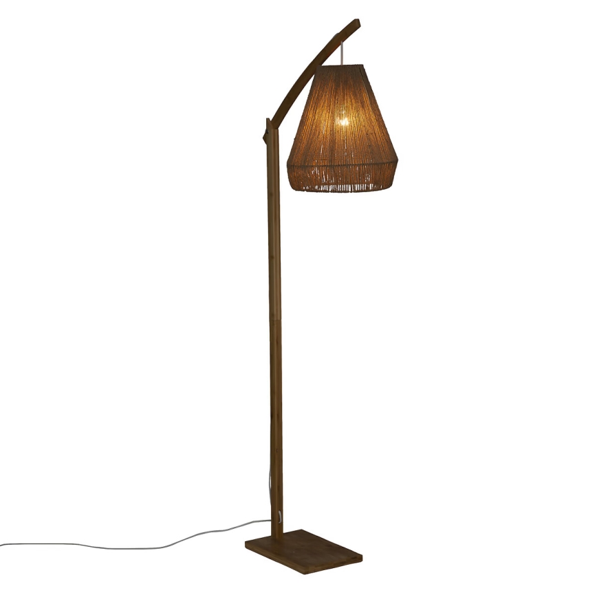 Atmosphera - Lampadaire PALM 1xE27/60W/230V bambou/chanvre