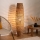 Atmosphera - Lampadaire SAND 1xE27/40W/230V hêtre/jacinthe d'eau