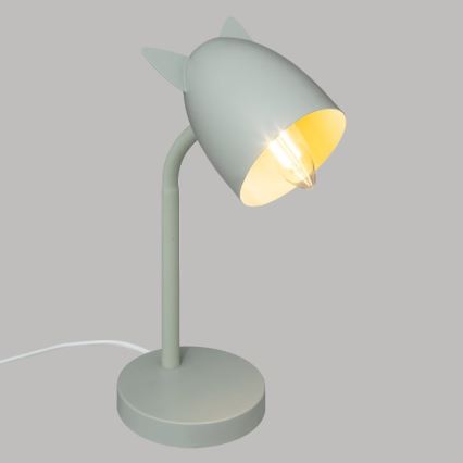 Atmosphera - Lampe de bureau pour enfant OREILLES 1xE14/40W/230V vert menthe