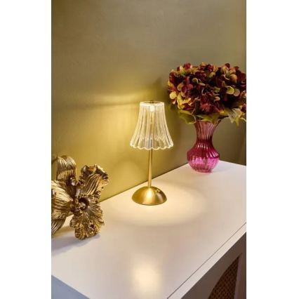 Atmosphera - Lampe de table LED tactile, rechargeable et dimmable ANETH, 3,7 V 1800 mAh