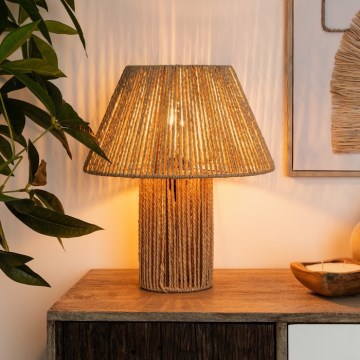 Atmosphera - Lampe de table ADRIA 1xE27/40W/230V jute
