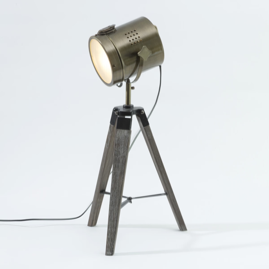Atmosphera - Lampe de table EBOR 1xE14/25W/230V pin/laiton