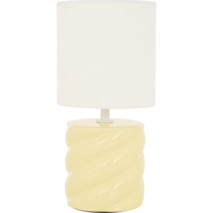 Atmosphera - Lampe de table NOLY 1xE14/40W/230V jaune