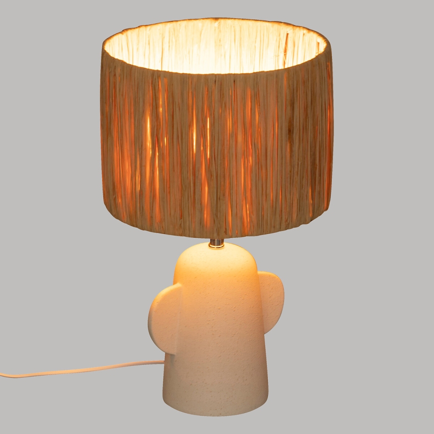 Atmosphera - Lampe de table RAIA 1xE27/40W/230V pelote de raphia