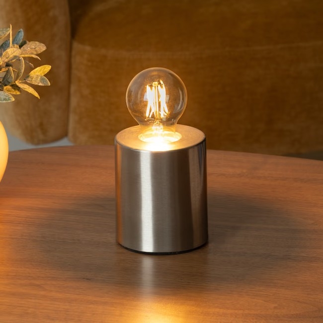 Atmosphera - Lampe de table SABA 1xE27/40W/230V argent