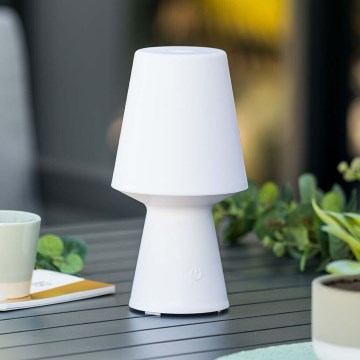 Atmosphera - Lampe de table tactile d'extérieur à intensité variable WIZA LED/5V 2400 mAh 23 cm IP44