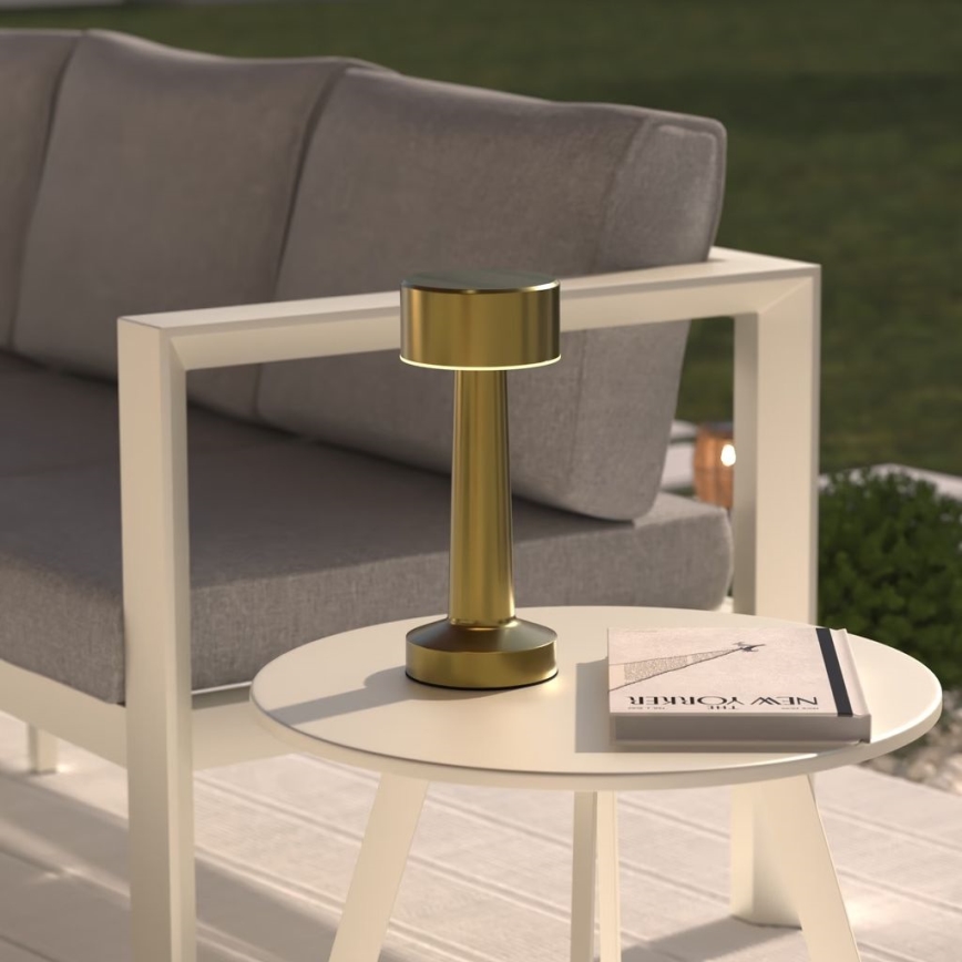 Atmosphera - Lampe de table tactile d'extérieur rechargeable HALTO LED/3,7V 1800 mAh IP44