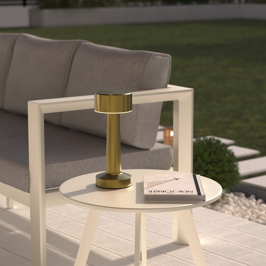 Atmosphera - Lampe de table tactile d'extérieur rechargeable HALTO LED/3,7V 1800 mAh IP44