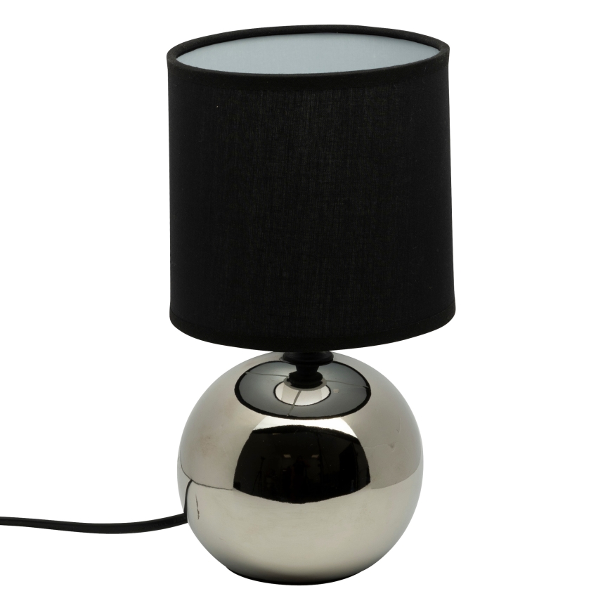 Atmosphera - Lampe de table TIMÉO 1xE14/60W/230V chrome brillant/noir