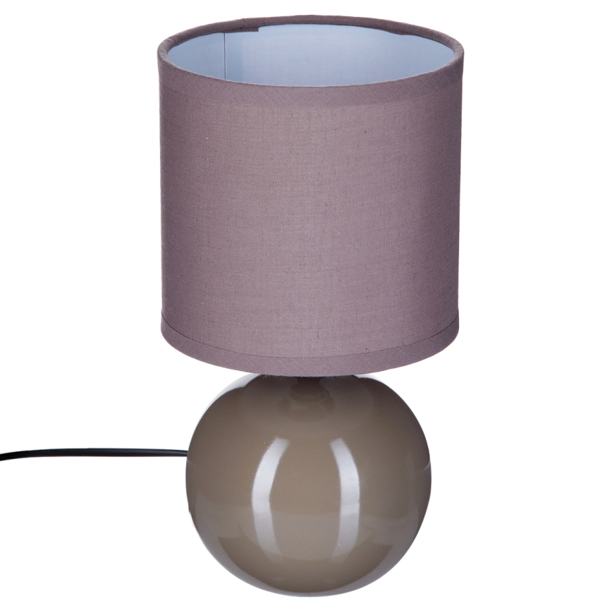 Atmosphera - Lampe de table TIMÉO 1xE14/60W/230V taupe