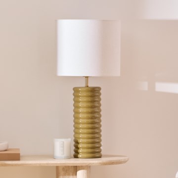 Atmosphera - Lampe de table VINUS 1xE27/60W/230V kaki
