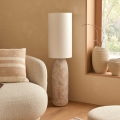 Atmosphera - Lampe sur pied KEYAH 1xE27/40W/230V grise