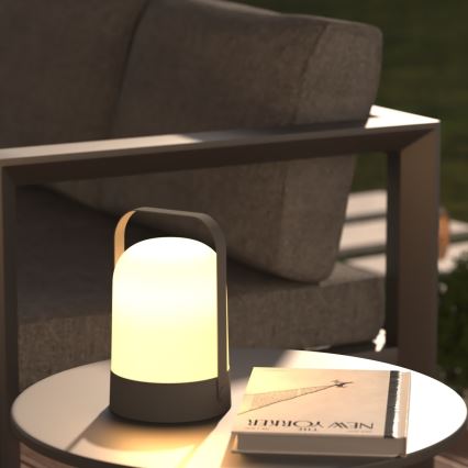 Atmosphera - LED Buiten draagbaar tafellamp JERTA LED/2xAA IP44