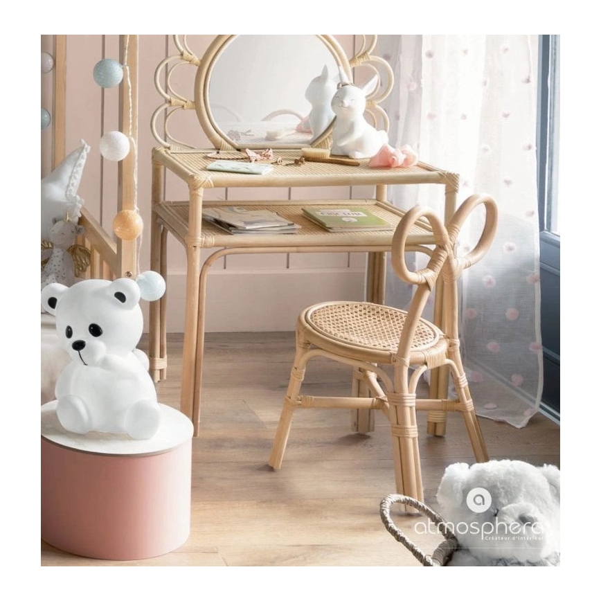 Atmosphera - LED kinder-nachtlampje TEDDY LED/3xAA wit