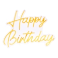 Atmosphera - LED-neon wanddecoratie HAPPY BIRTHDAY LED/5V