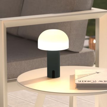 Atmosphera - LED Rechargeable extérieur tactile lampe de table JANY LED/3,7V 22 cm 2200 mAh IP44 noir
