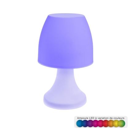 Atmosphera - LED RGB Buitenstaande Tafellamp DOKK LED/3xAAA 19,5 cm IP44