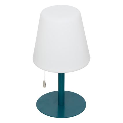 Atmosphera - LED RGBW Oplaadbaar buitenshuis tafellamp ZACK LED/3,7V 1200 mAh IP44 turquoise