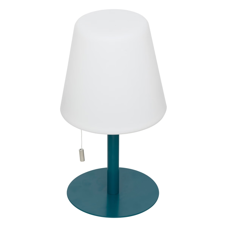 Atmosphera - LED RGBW Oplaadbaar buitenshuis tafellamp ZACK LED/3,7V 1200 mAh IP44 turquoise