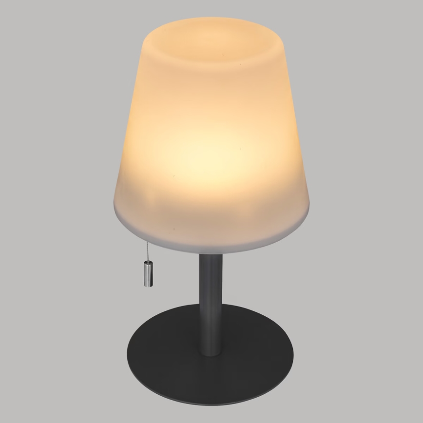 Atmosphera - LED RGBW Oplaadbaar buitenshuis tafellamp ZACK LED/3,7V 1200 mAh IP44 zwart
