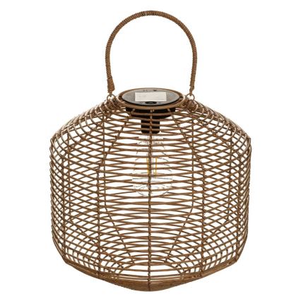 Atmosphera - LED Solar lamp CUBA LED/1,2V IP44 rotan