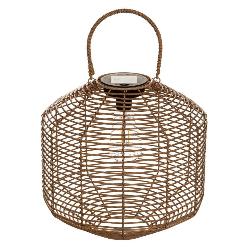 Atmosphera - LED Solar lamp CUBA LED/1,2V IP44 rotan