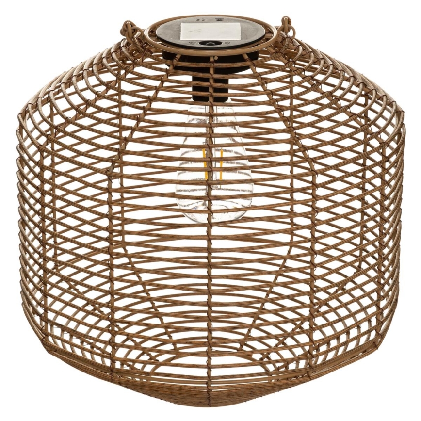 Atmosphera - LED Solar lamp CUBA LED/1,2V IP44 rotan