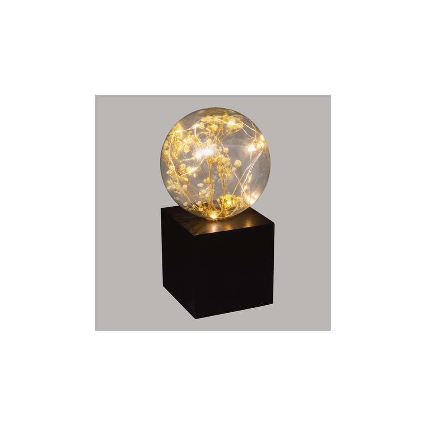 Atmosphera - LED tafellamp MICRO LED/2xAAA antraciet