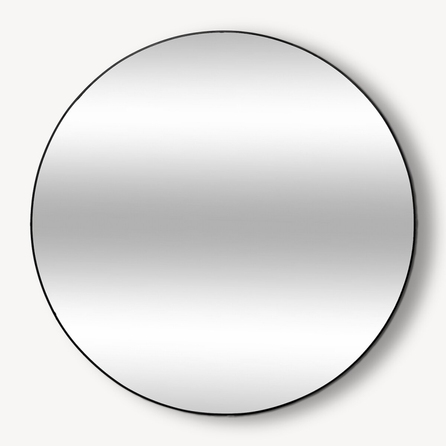 Atmosphera - Miroir mural ALICE d. 110 cm noir