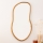 Atmosphera - Miroir mural LIVIA 75x45 cm paulownia