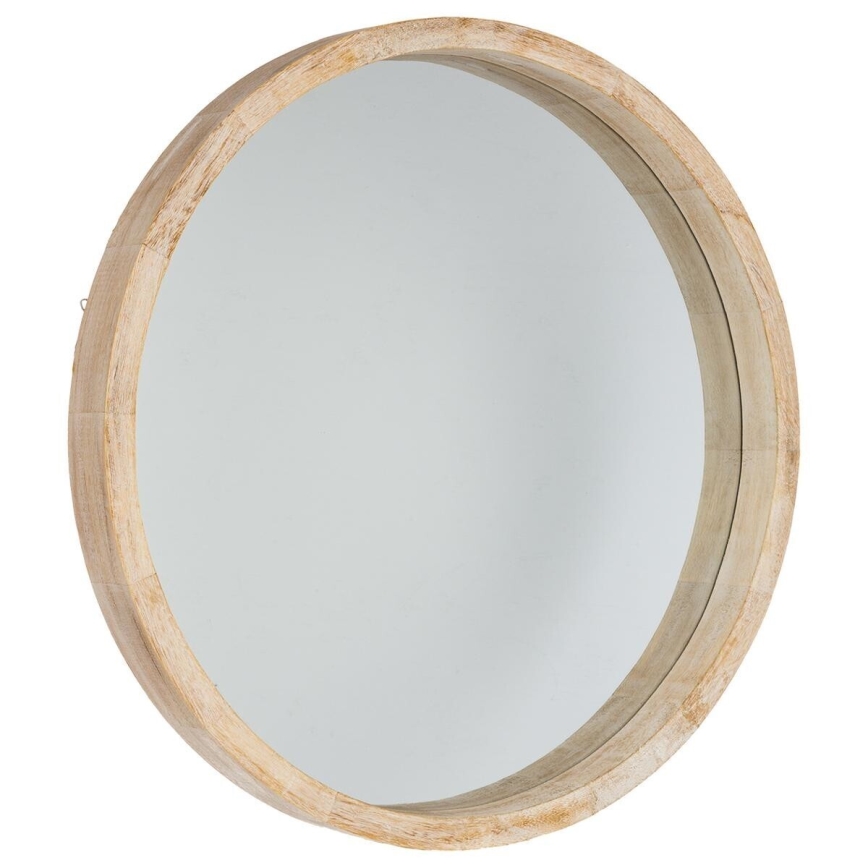 Atmosphera - Miroir mural OLAV d. 52 cm paulownia