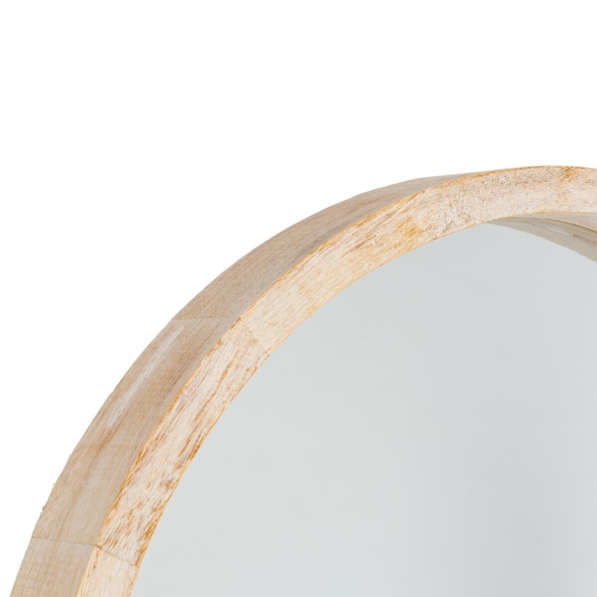 Atmosphera - Miroir mural OLAV d. 52 cm paulownia