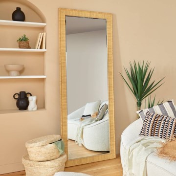 Atmosphera - Miroir mural THEA 194,5x71,5 cm beige
